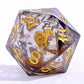 Sharp Edge Liquid Core RPG Dice Set -Oil Money