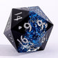 Captured Magic Sharp Edge Resin Dice Set-Mana Path Blue