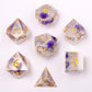 Captured Magic Sharp Edge Resin Dice Set-Cloud Blossom