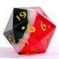 Captured Magic Sharp Edge Resin Dice Set-Summer's Vibe