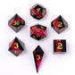 Captured Magic Sharp Edge Resin Dice Set-Radiant Path