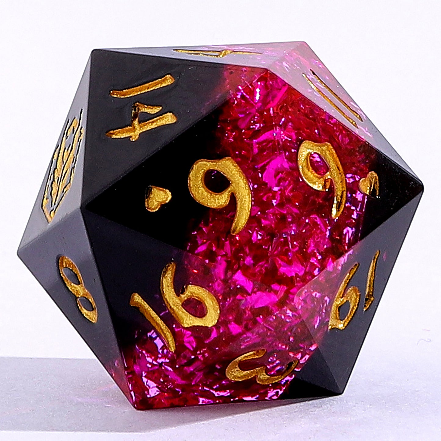 Captured Magic Sharp Edge Resin Dice Set-Radiant Path