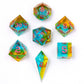 Captured Magic Sharp Edge Resin Dice Set-Living Lighting