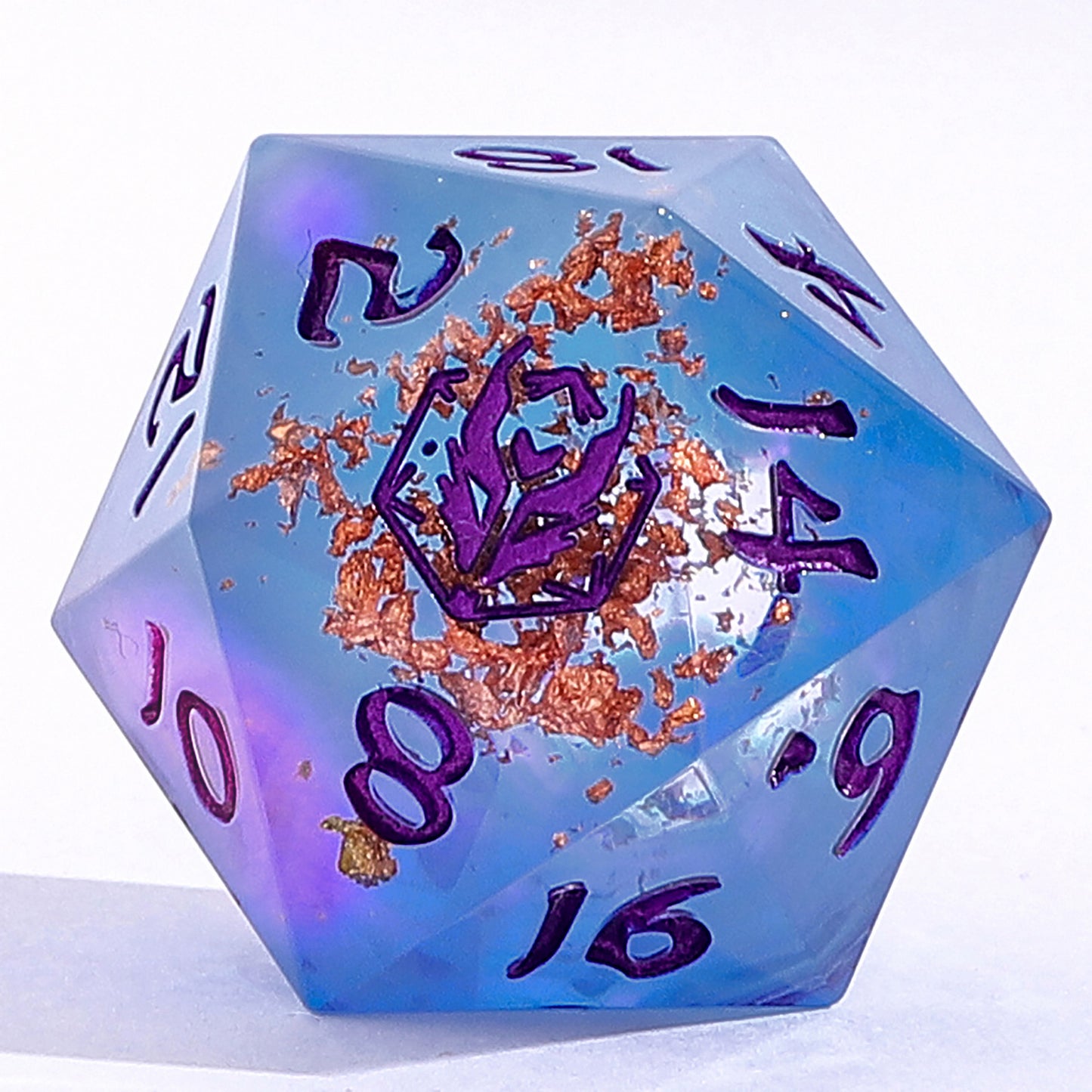 Captured Magic Sharp Edge Resin Dice Set-Enchanted Evening