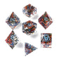 Captured Magic Sharp Edge Resin Dice Set-Dream Petals