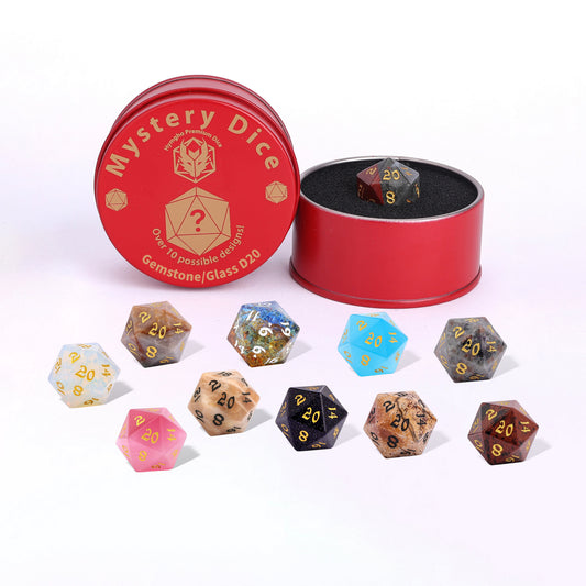 Quest's Reward Mystery Dice Gemstone D20