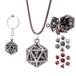 Grimskull's D20 Locket Gift Set-Ancient Silver