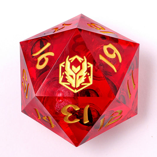 Sharp Edge Liquid Core 55mm Chonk D20-Burning Gaze