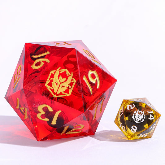 Sharp Edge Liquid Core 55mm Chonk D20-Burning Gaze