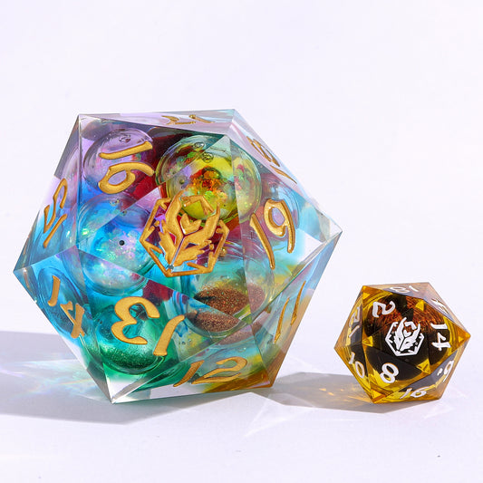 Sharp Edge Liquid Core 55mm Chonk D20-Chaos Orb