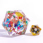 Sharp Edge Resin 55mm Chonk D20-Eternal Garden