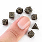 Unseeli Tiny Dice Set in Potion Bottle-Ancient Bronze