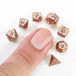 Unseeli Tiny Dice Set in Potion Bottle-Rose Gold