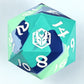 55MM Chonk Rubber Silicon D20-The Ice Ball