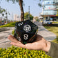 Captured Magic 100mm Chonk D20 - Black