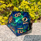 Captured Magic 100mm Chonk D20 - Red & Blue