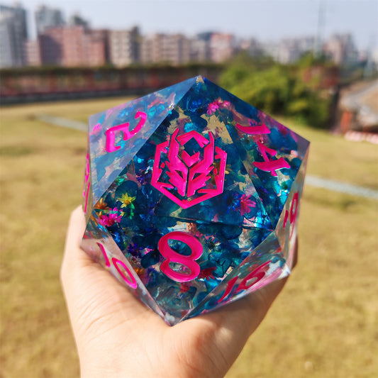 Captured Magic 100mm Chonk D20 - Vapor Wave