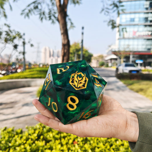 Captured Magic 100mm Chonk D20 - Beholder's Eye Gunk