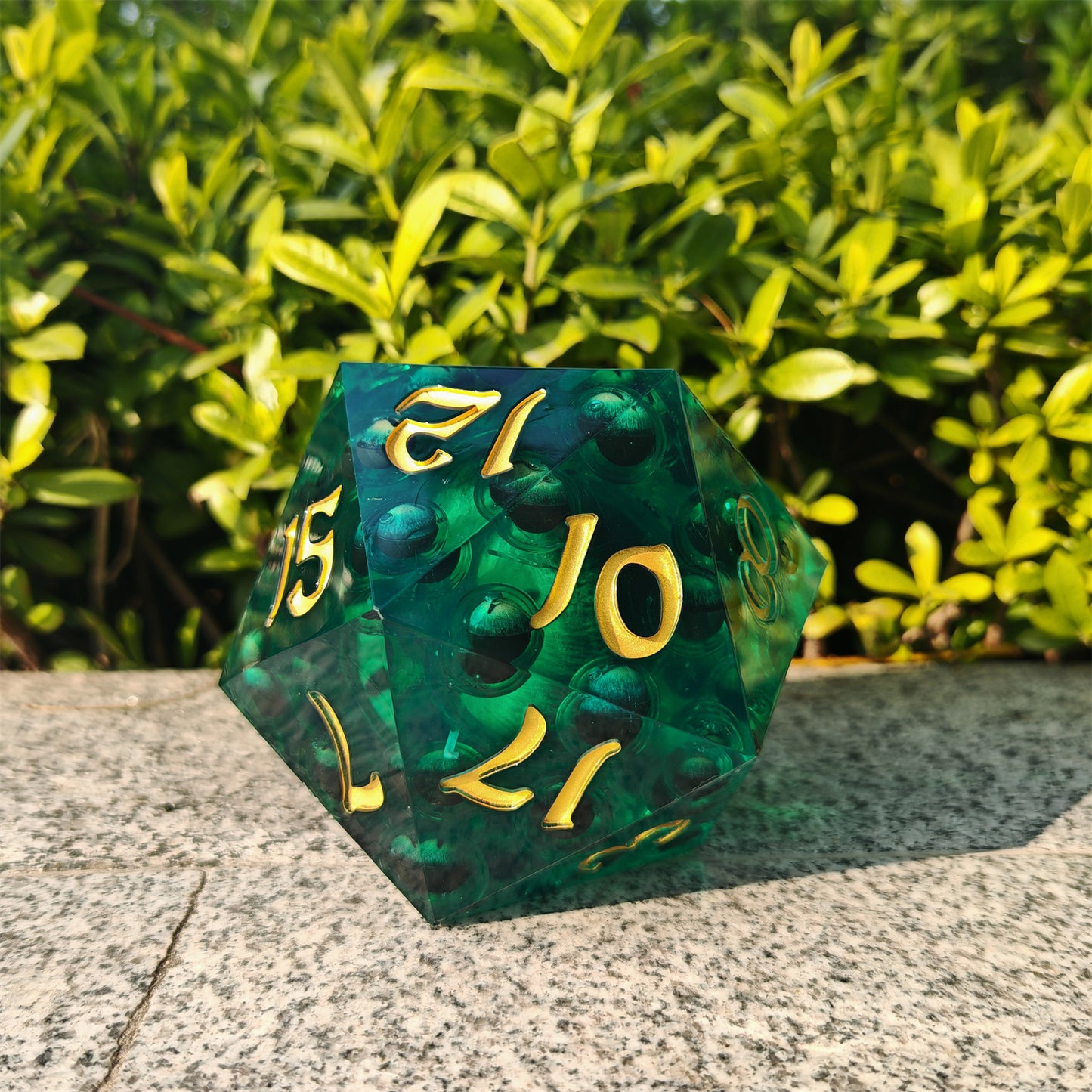 Captured Magic 100mm Chonk D20 - Beholder's Eye Gunk