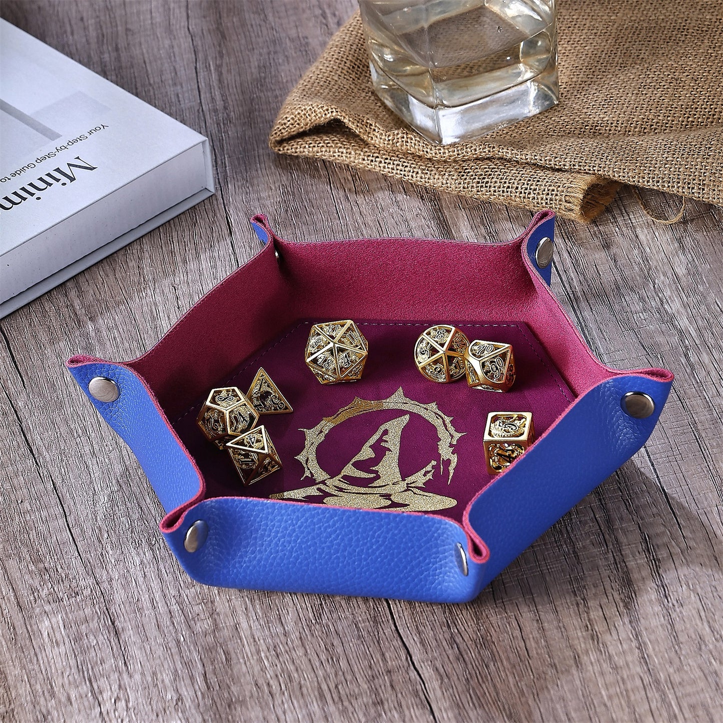 Table Armor Dice Tray With Fine Arts-Dnd Class Wizard