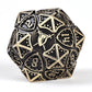 Fighter Solid Metal Polyhedral Dice Set-Ancient Bronze