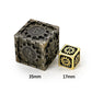 Cogcraft Fidget 2D6 Set ChronoEngine - Tarnished Gold