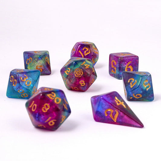 8pcs RPG dice set-Siren's Melody