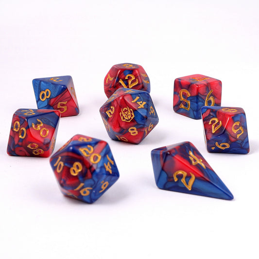 8pcs RPG dice set-Stormcaller