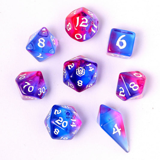 8pcs RPG dice set-Unicorn Tears