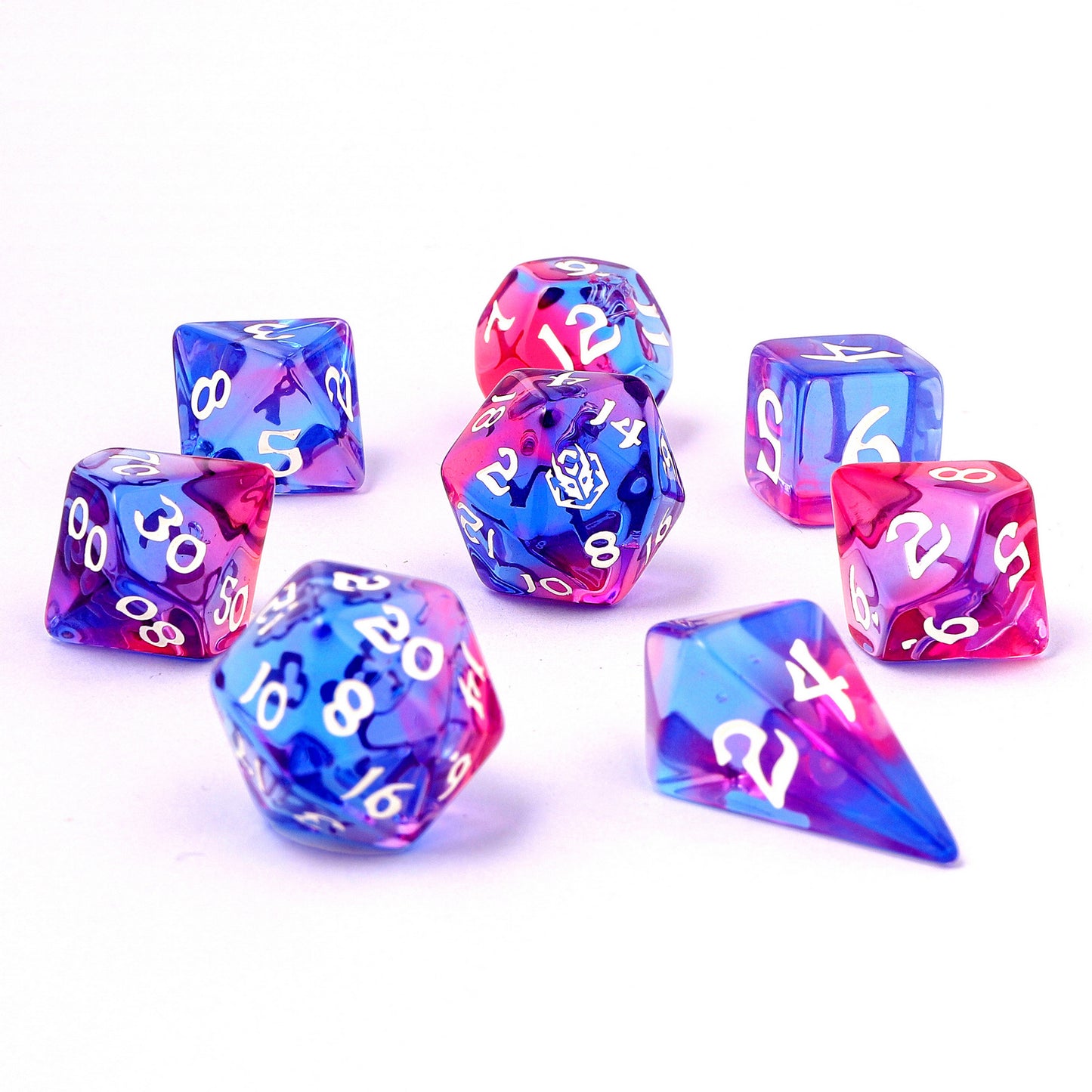 8pcs RPG dice set-Unicorn Tears