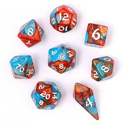 8pcs RPG dice set-Bard's Cloak