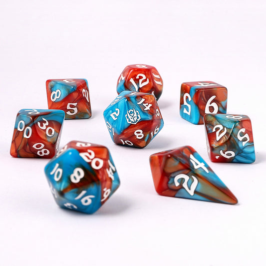 8pcs RPG dice set-Bard's Cloak