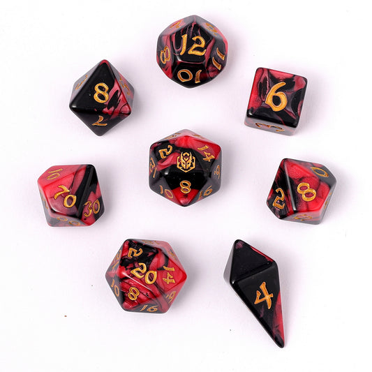 8pcs RPG dice set-Blood Pact