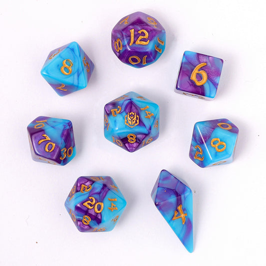 8pcs RPG dice set-Banshee's Wail