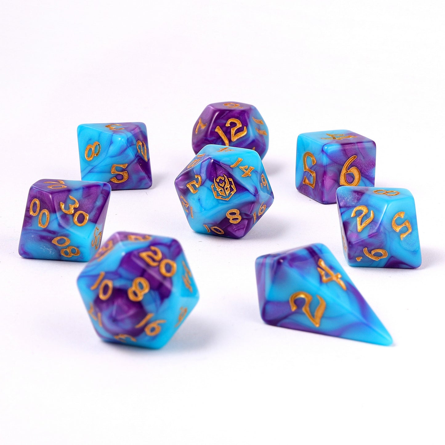 8pcs RPG dice set-Banshee's Wail