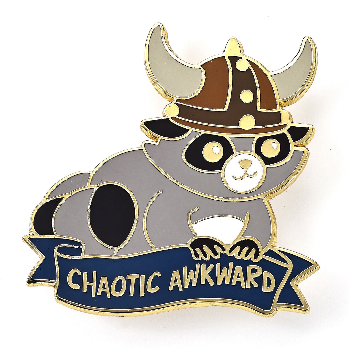 Quest's Reward Fine Art Pins: Chaotic Awkward Raccoon