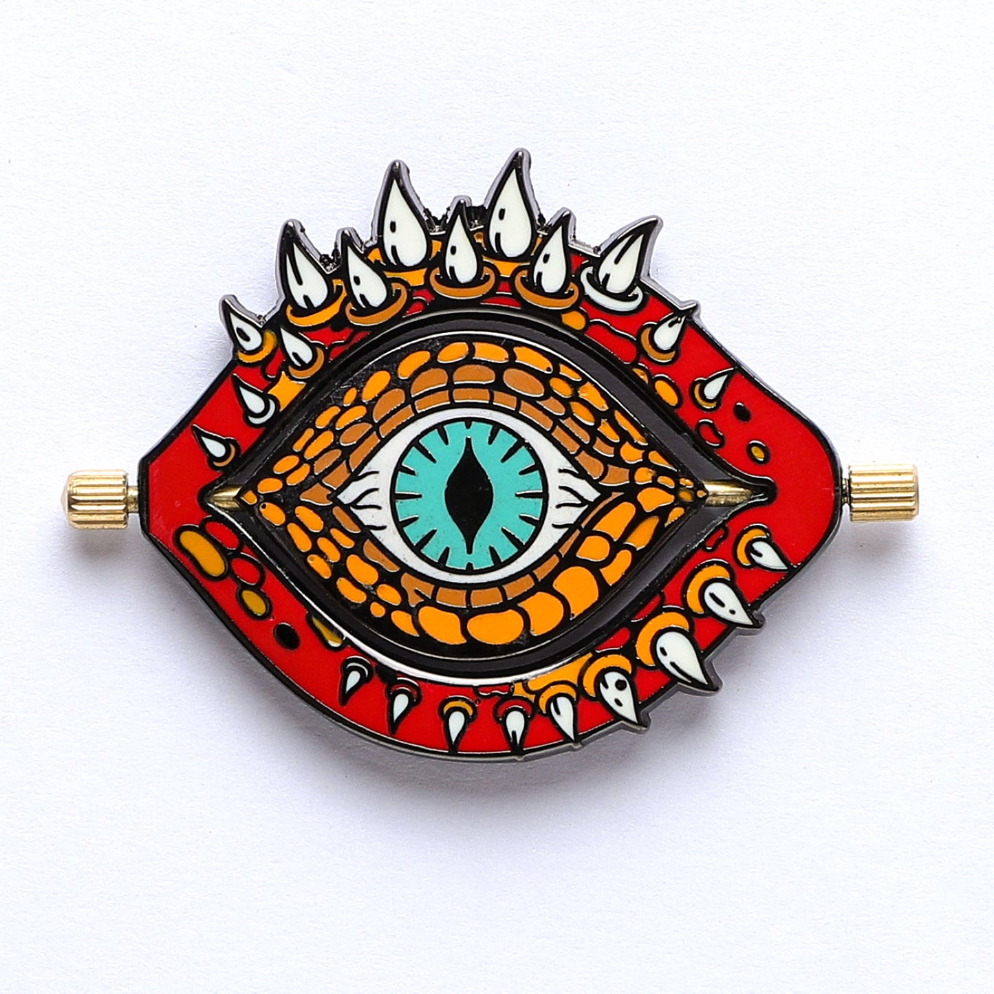 Dragon Blink Enamel Pin-Red