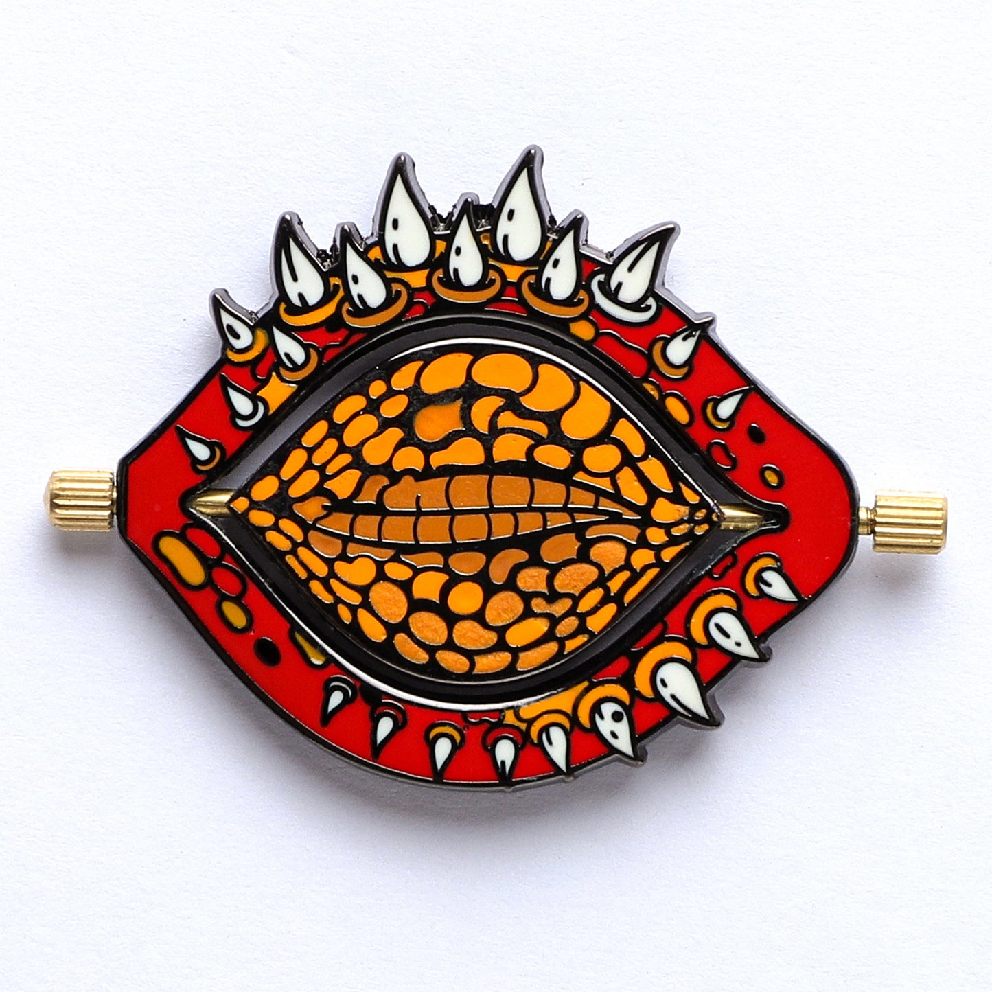 Dragon Blink Enamel Pin-Red