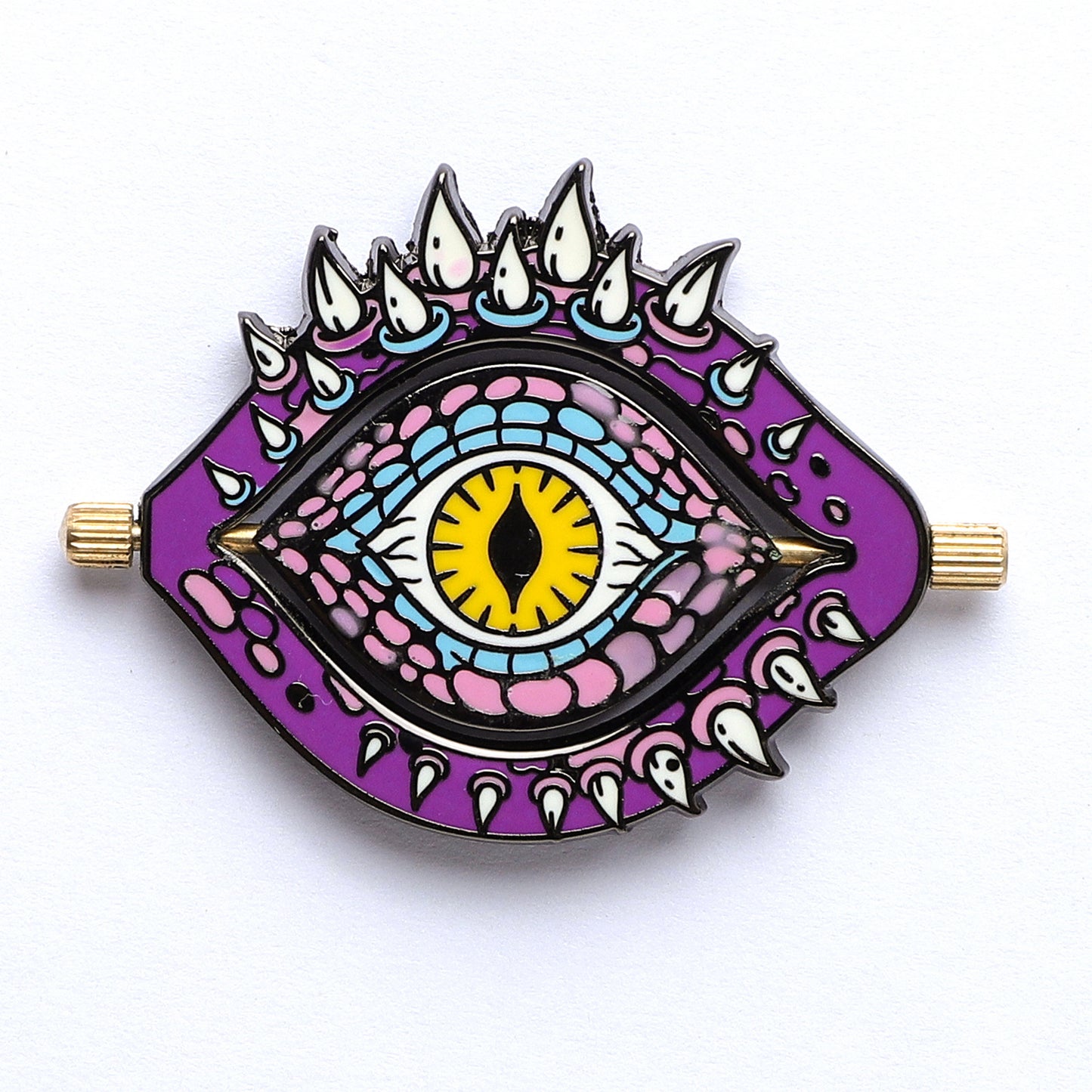 Dragon Blink Enamel Pin-Purple