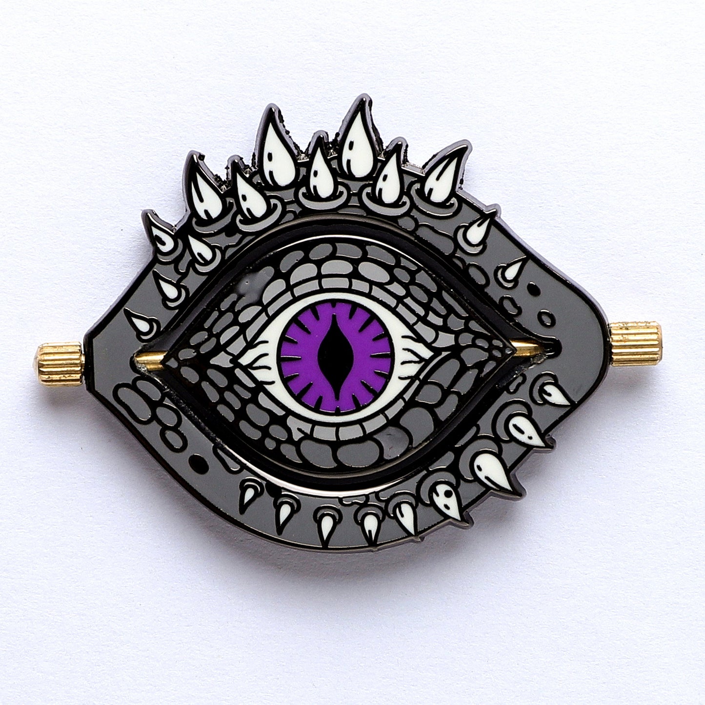 Dragon Blink Enamel Pin-Black