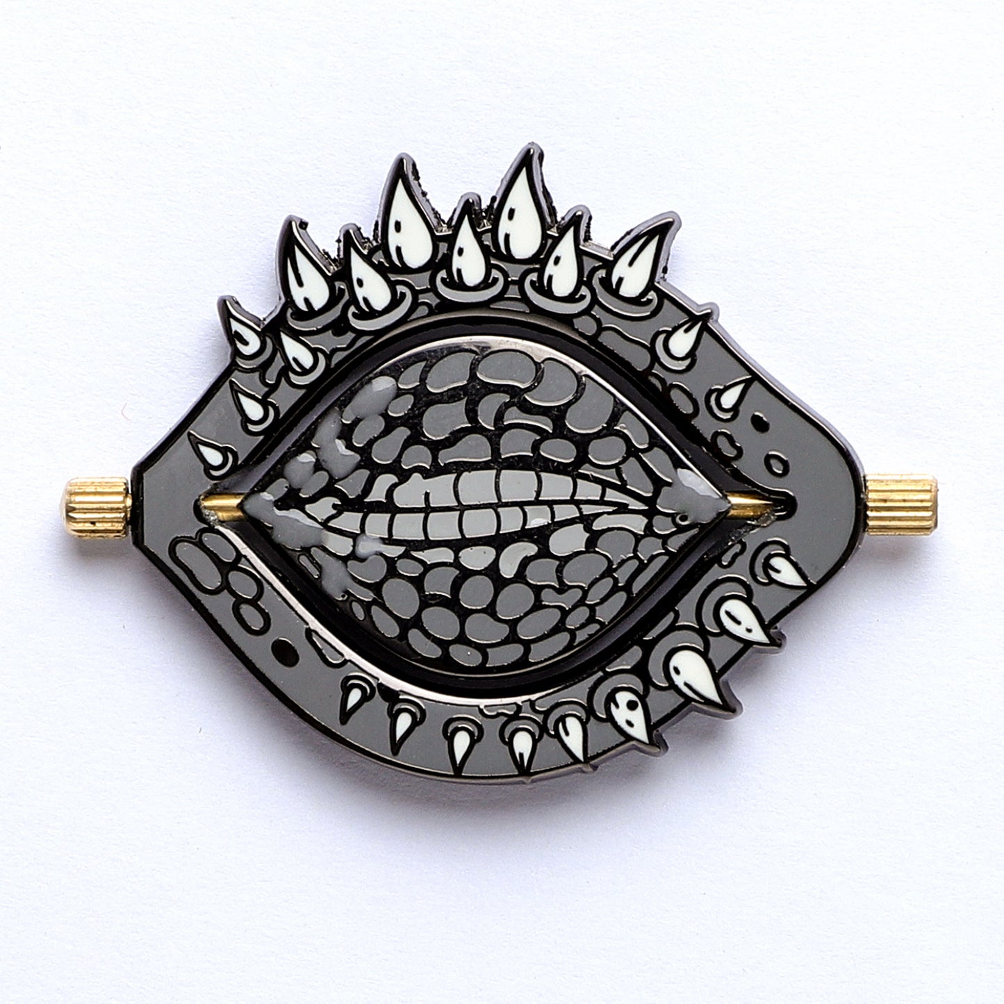 Dragon Blink Enamel Pin-Black